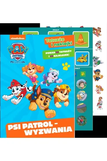 Psi Patrol. Tatuaże i naklejki