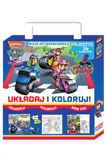 Psi Patrol Układaj i koloruj część 32