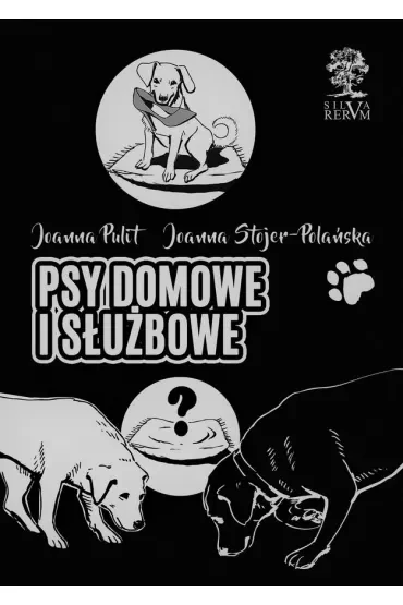 Psy domowe i służbowe w.czarno-biała