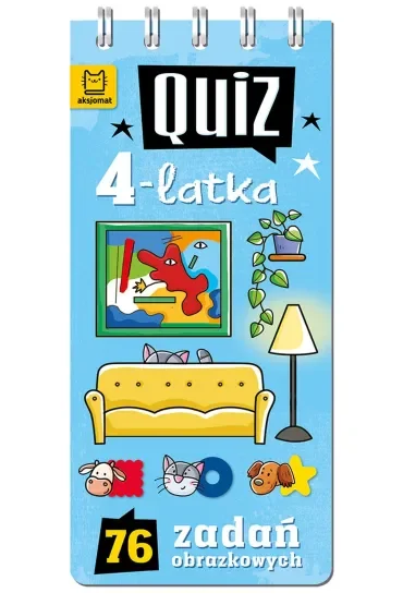QUIZ 4-LATKA. 76 ZADAŃ OBRAZKOWYCH