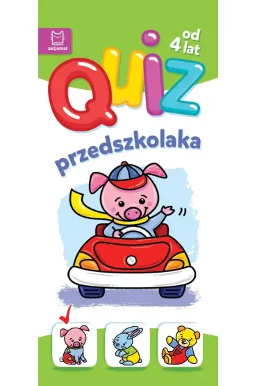 QUIZ PRZEDSZKOLAKA ZE ŚWINKĄ OD 4 LAT