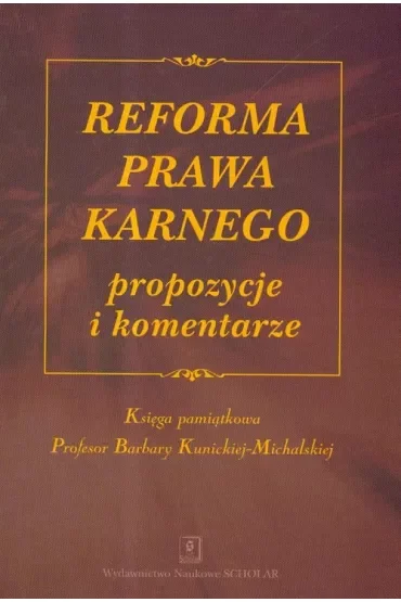 Reforma prawa karnego