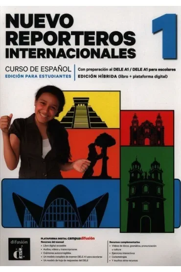 Reporteros Internacionales Nuevo 1. Podręcznik. Poziom A1. Edycja hybrydowa