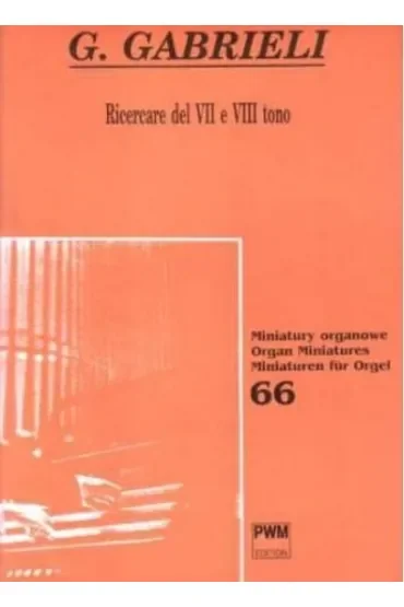 Ricercare del VII e VIII tono
