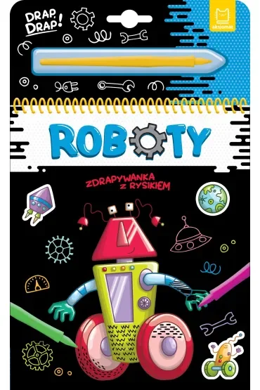 Roboty. Zdrapywanka z rysikiem