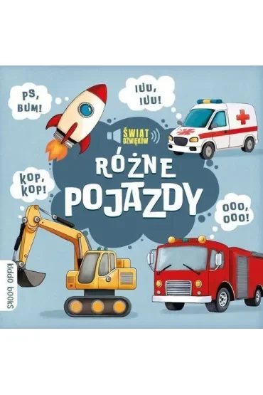 Książeczka kartonowa. Różne pojazdy