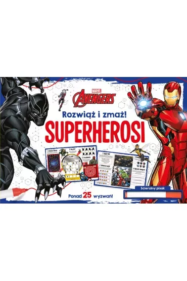 Rozwiąż i zmaż! Superherosi. Marvel Avengers