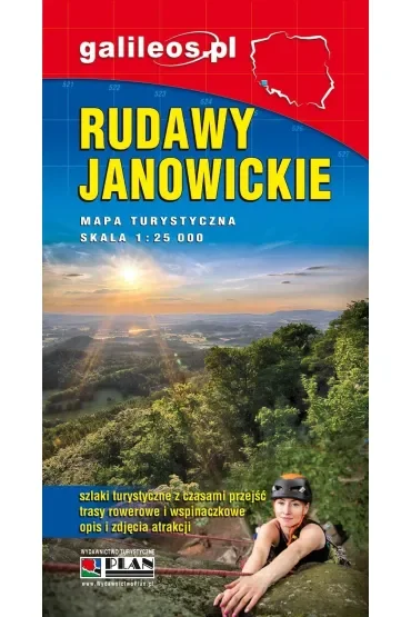 Rudawy Janowickie. Mapa turystyczna w skali 1:25 000