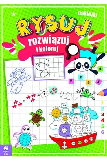 Rysuj, rozwiązuj i koloruj
