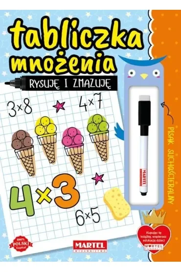 Rysuję i zmazuję. Tabliczka mnożenia z flamastrem