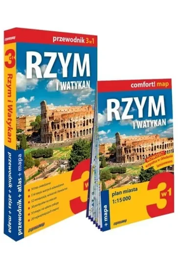 Comfort! map Rzym i Watykan 3w1