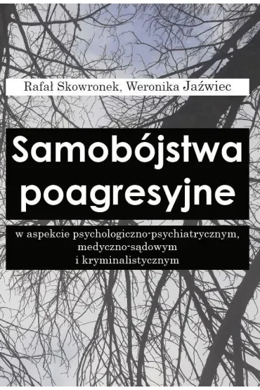 Samobójstwa poagresyjne w aspekcie...