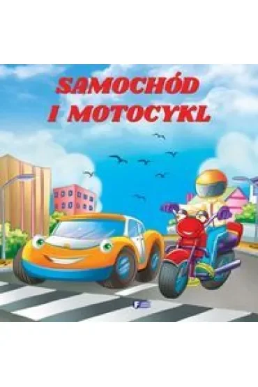Samochód i motocykl kartonik