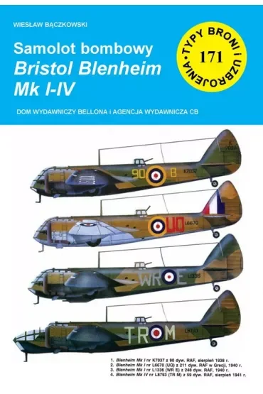 Samolot bombowy Bristol Blenheim Mk I-IV (TBiU 171)