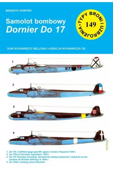 Samolot bombowy Dornier Do 17 (TBiU 149)