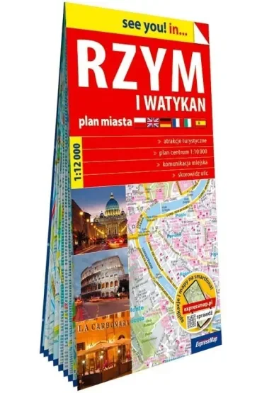Rzym i Watykan mapa samochodowa 1:12 000