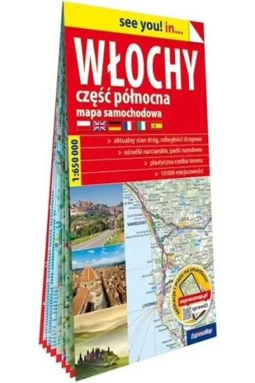 Włochy Północne mapa samochodowa 1:650 000 papier 2026