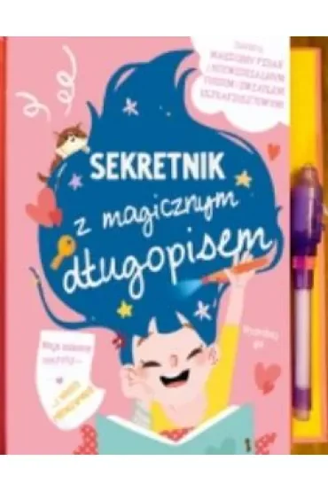 Sekretnik dla dziewczynek z magicznym długopisem