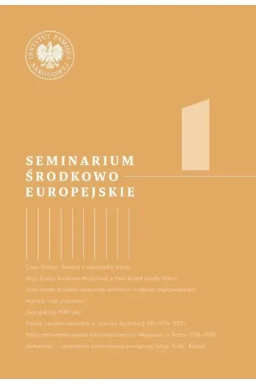 Seminarium Środkowoeuropejskie. Tom 1