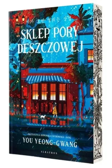 Sklep pory deszczowej (barwione brzegi biało-czarne)