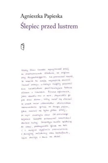 Ślepiec przed lustrem