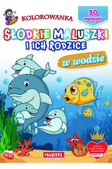 W wodzie. Słodkie maluszki i ich rodzice