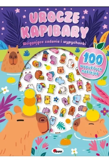 KSIAZECZKA EDUK 200X275 KAPIBARY NAKLEJ 3D AWM