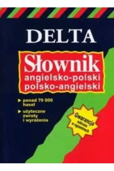 Słownik angielsko-polski, polsko-angielski DELTA