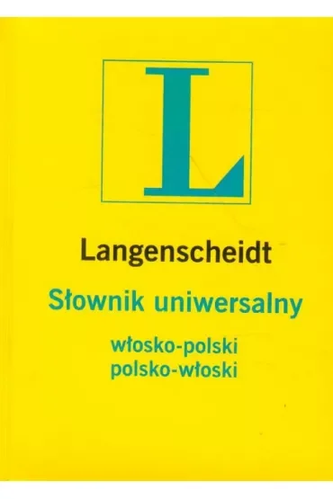 Langenscheidt Słownik uniwersalny włos-pol pol-włos. Oprawa flexi