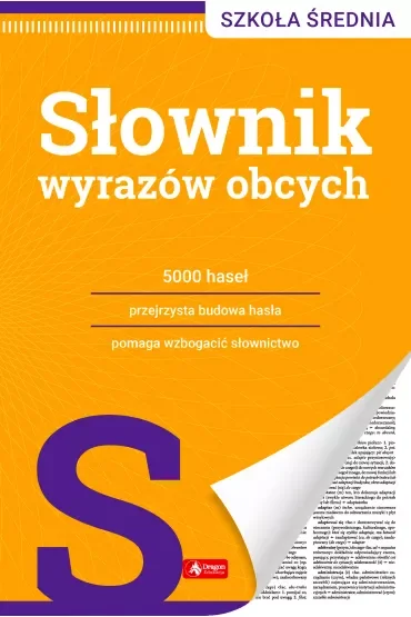 Slownik wyrazów obcych. Wydawnictwo Dragon
