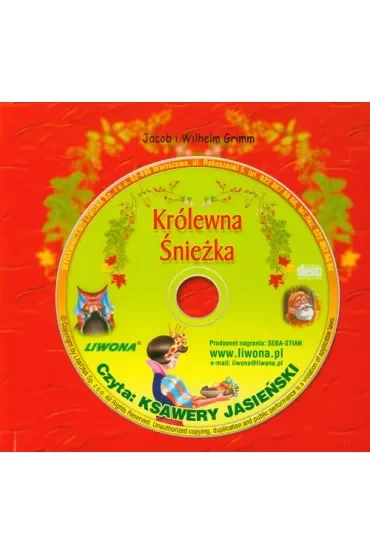 Słuchowisko 15,5x15 - Królewna Śnieżka LIWONA