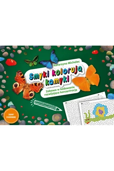Smyki kolorują kamyki Zabawa w kodowanie rozwijająca koncentrację