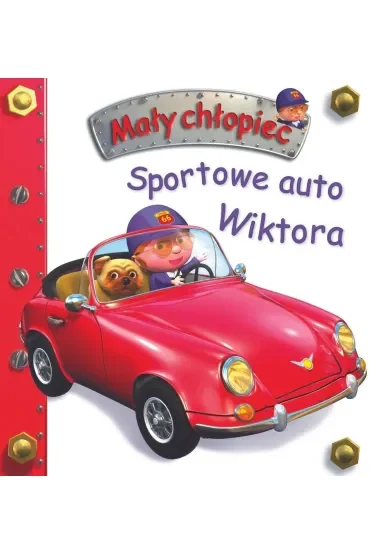 Sportowe auto Wiktora. Mały chłopiec