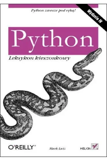 Python. Leksykon kieszonkowy (wyd. 4/2022 kieszonkowe)