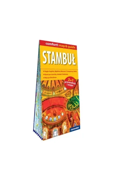 Stambuł laminowany przewodnik i mapa 2w1