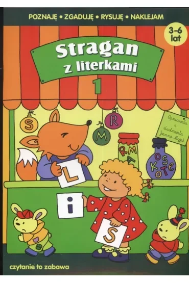 Stragan z literkami 1