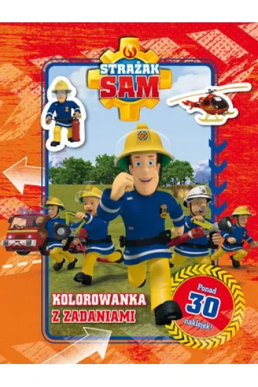 Strażak Sam. Kolorowanka z zadaniami