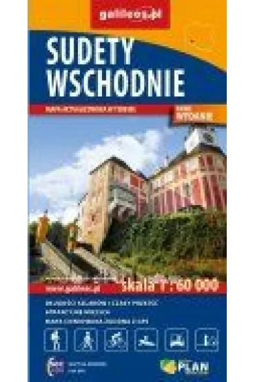 Sudety Wschodnie mapa syntetyczna