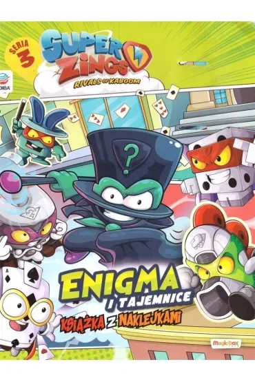 SuperZings Enigma i tajemnice. Książka z naklejkami. Seria 3