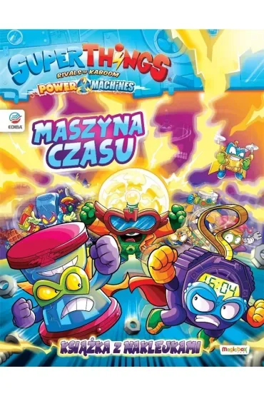 SuperThings Power Machines. Książka z naklejkami