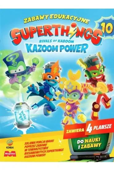 SuperThings Rivals of Kaboom. Kazoom Power. Zabawy edukacyjne 10