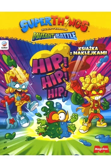 SuperThings Mutant Battle książka z naklejkami