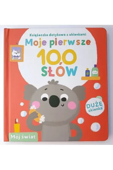 Świat. Książeczka dotykowa z okienkami. Moje pierwsze 100 słów