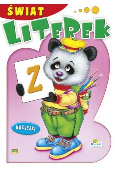 Świat literek z naklejkami. Panda 869