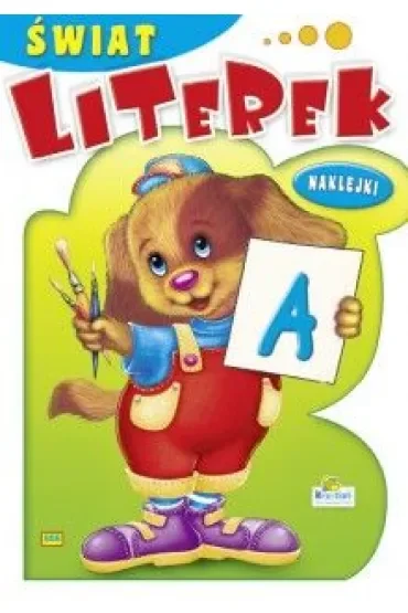 Świat literek z naklejkami. Piesek 868