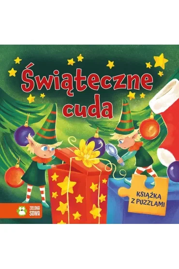 Świąteczne cuda. Książka z puzzlami