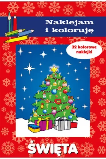Święta. Naklejam i koloruję