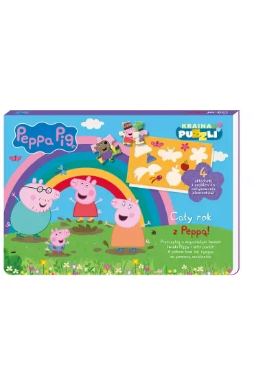 Peppa Pig. Kraina puzzli. Cały rok z Peppą
