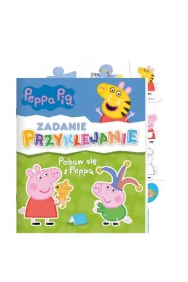 Świnka Peppa. Zadanie przyklejanie. Pobaw się z Peppą
