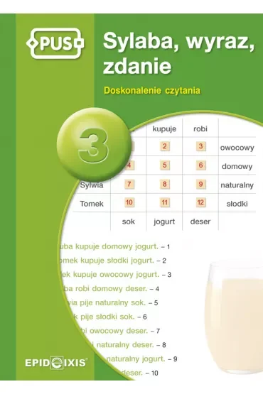 PUS Sylaba, wyraz, zdanie 3 Doskonalenie czytania